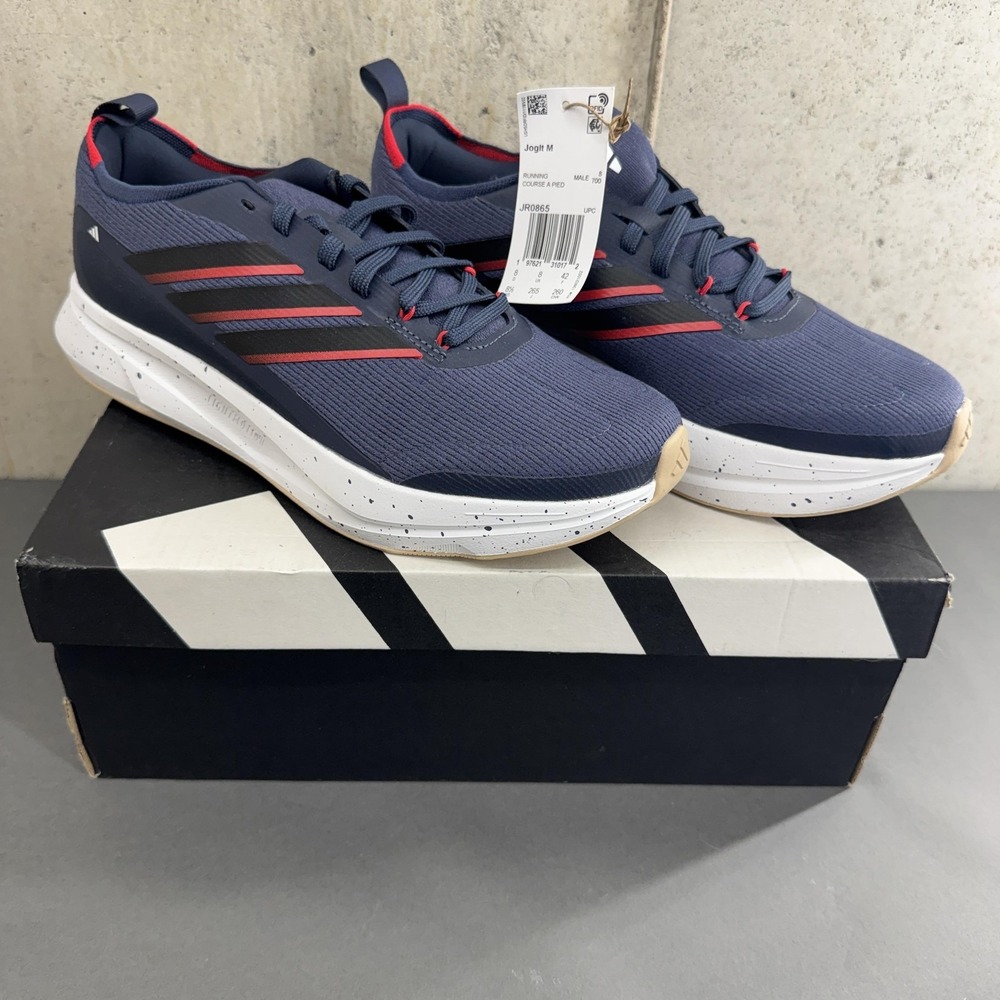 Adidas JogIt M Shoes Mens Size 8.5 Blue Running Lightmotion Ortholite JR0865